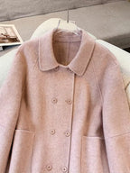 Long Coat in Girly Pink Style