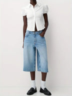 Plaid Cap Sleeve Fitted Blouse Tops Cottage Aesthetic Y2k Button Up T-shirt Y2k Gingham Crop Tops Women Retro Tees