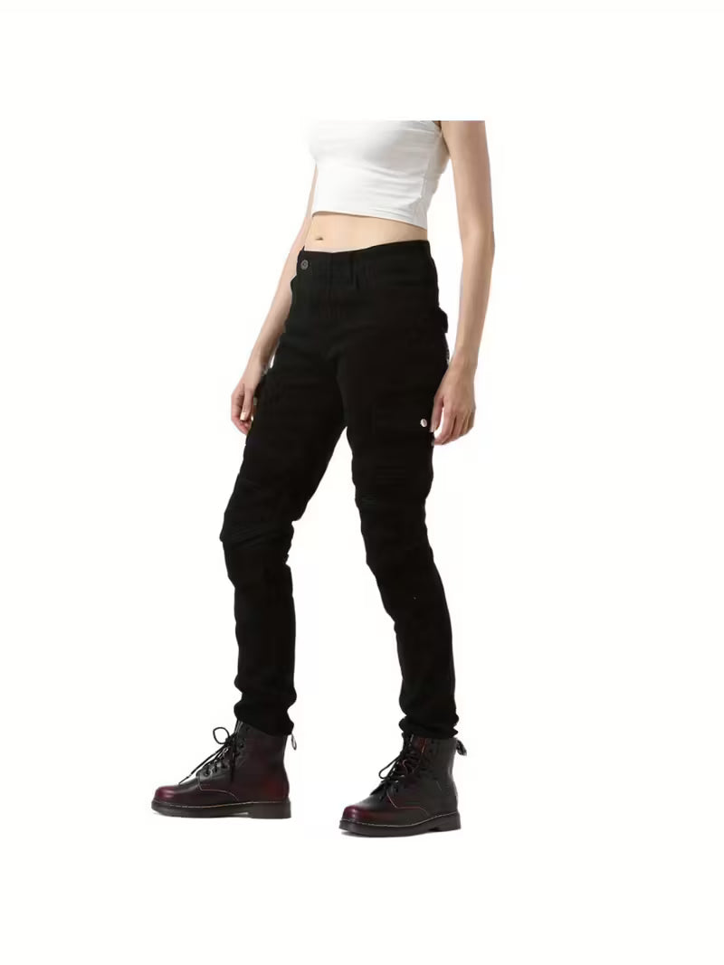 Women's Casual Pants High Waisted Stretchy Comfortable Workout Yoga Travel Jogger Trousers with Pockets for Daily Wear